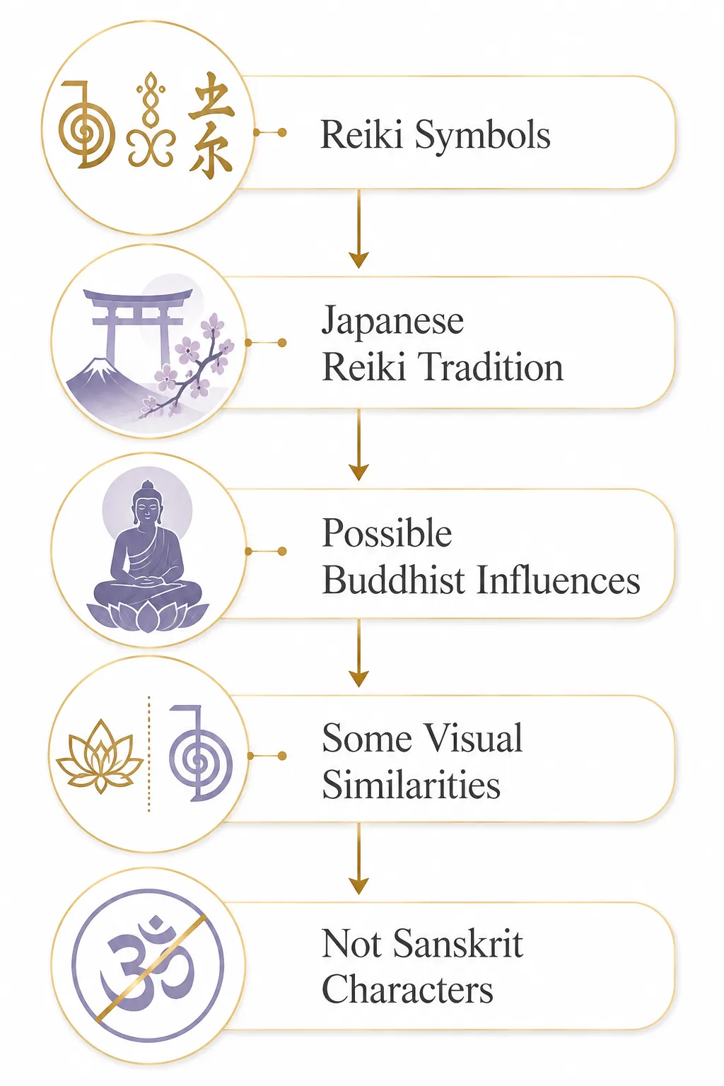 Family tree: Sanskrit to Siddham to Reiki symbols