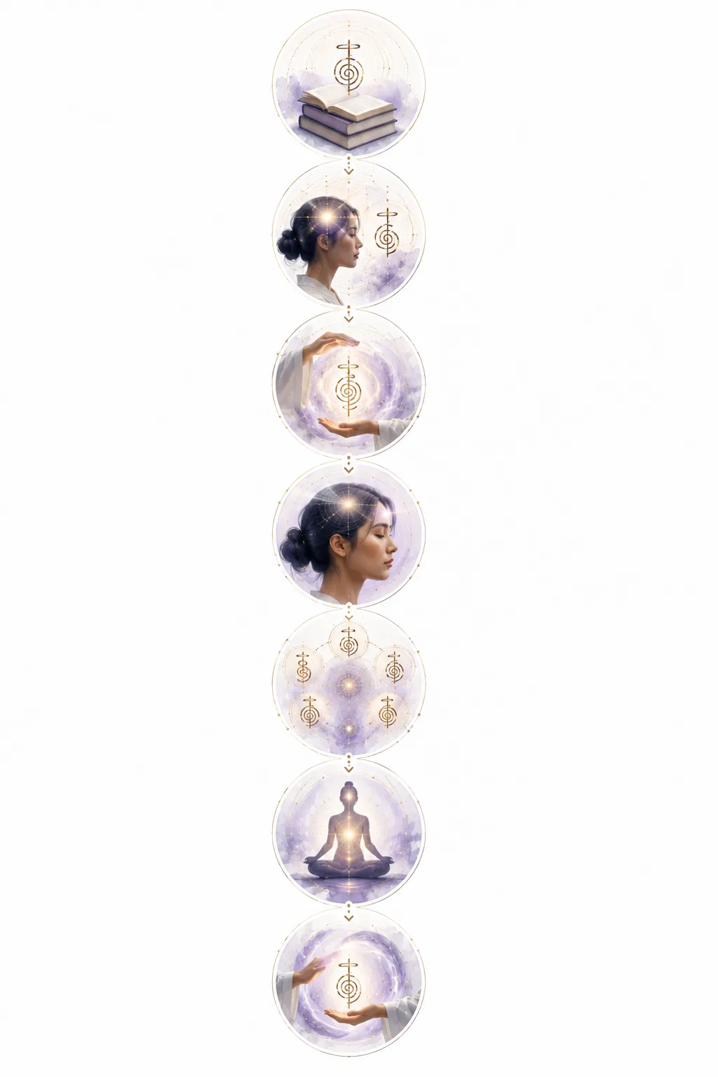 Flow diagram: Intention to Symbol to Energy Activation to Purpose
