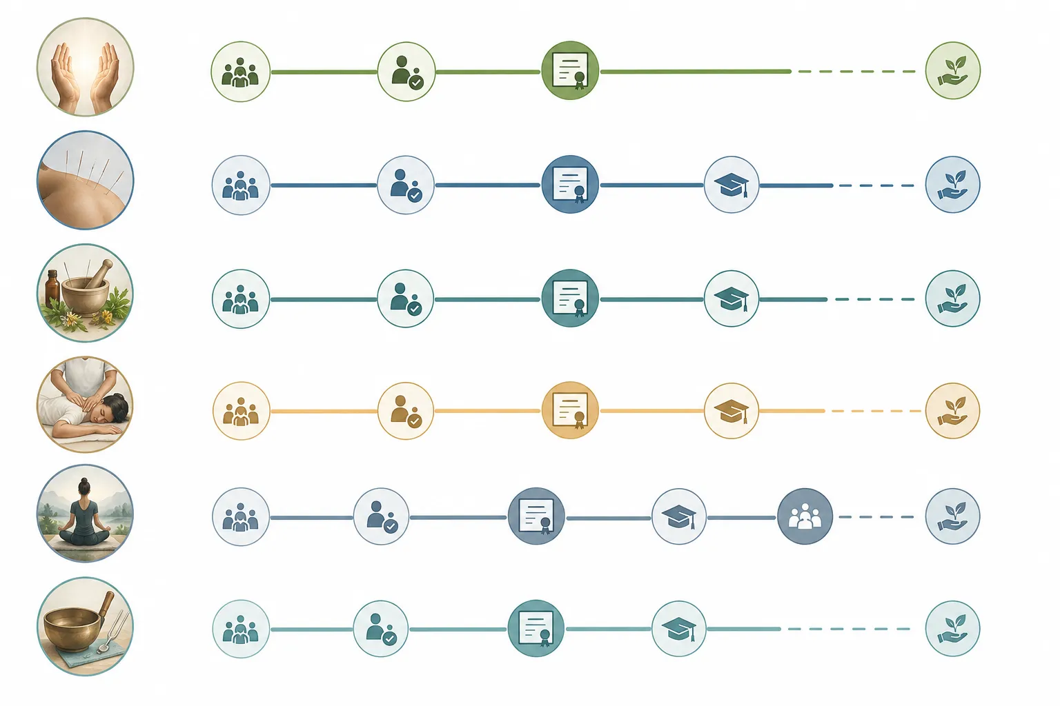 Bar chart comparing certification times