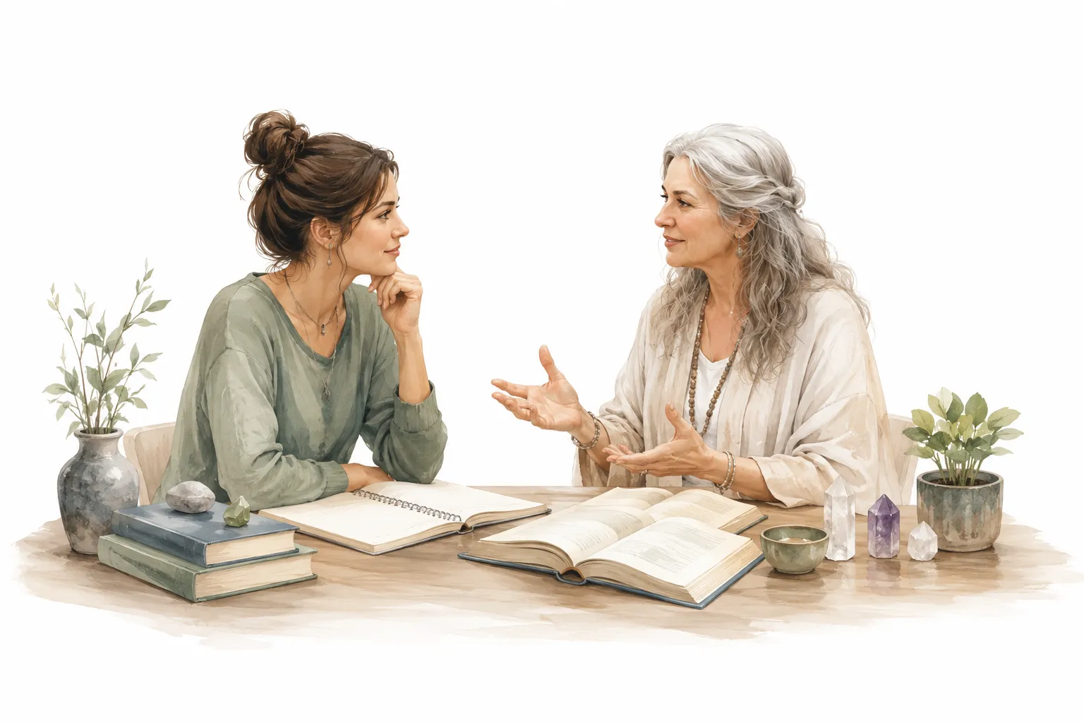 Key and door representing attunement necessity