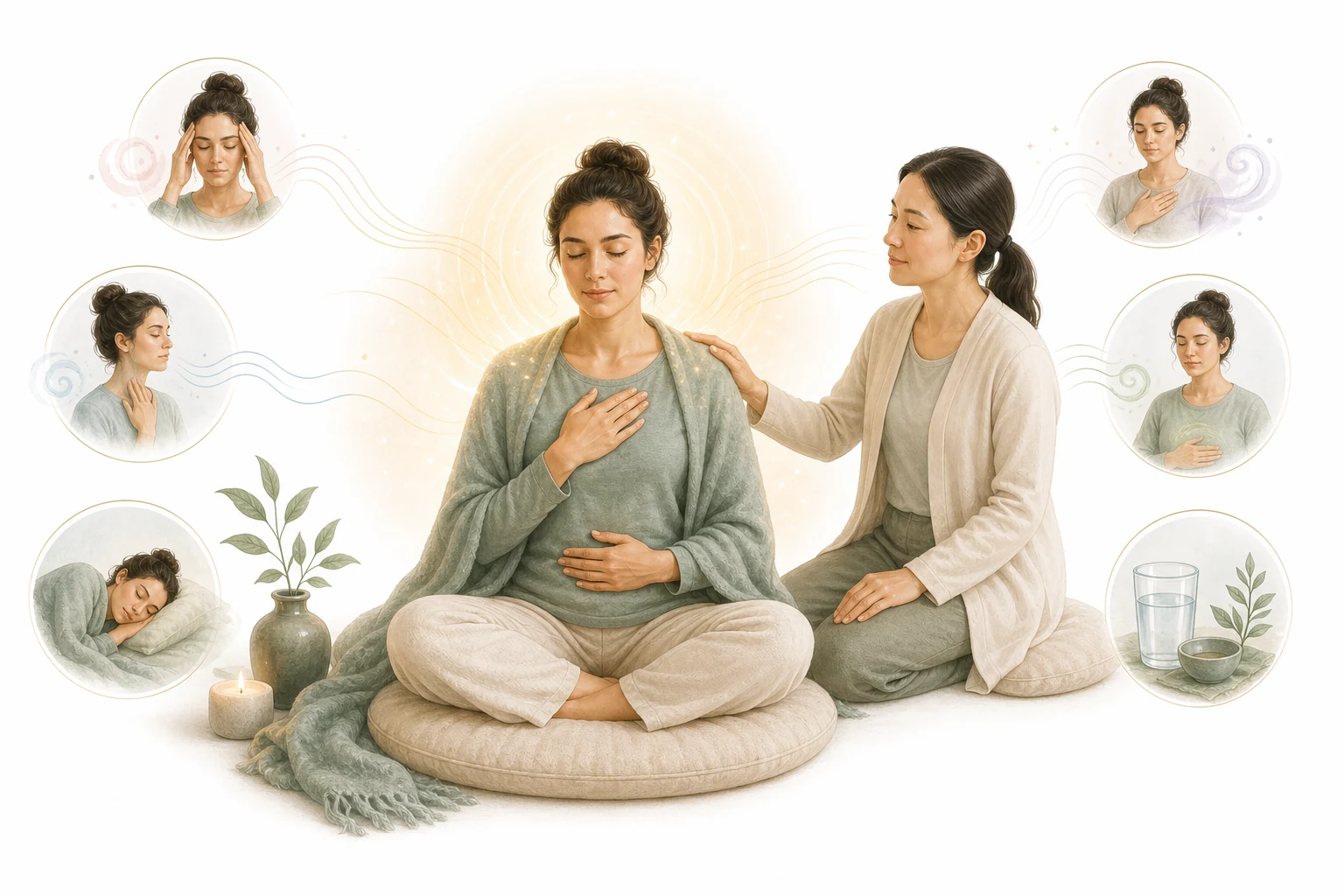 Karuna Reiki symbol and healing energy, representing Karuna attunement