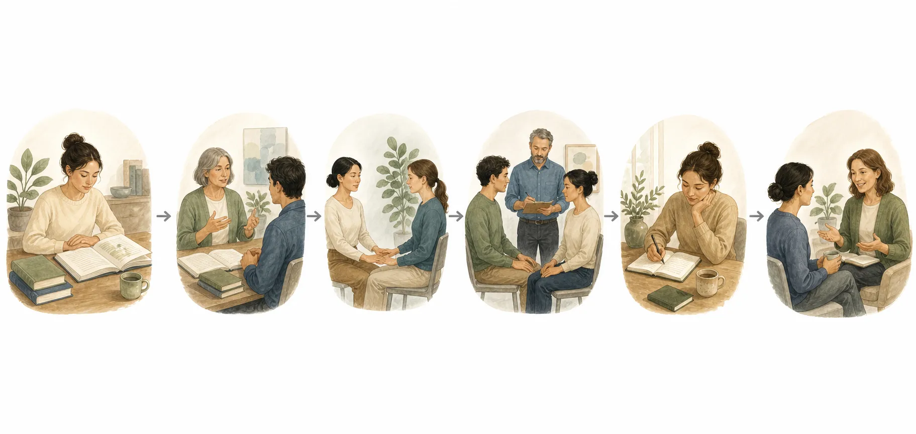 Three-panel diagram: Cho Ku Rei, Sei He Ki, Hon Sha Ze Sho Nen